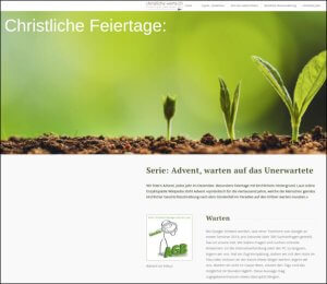 Serie: Advent, warten auf das Unerwartete