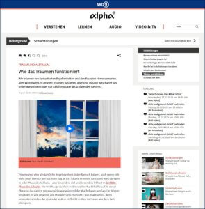 ardalpha.de: Traum und Albtraum - Wie das Träumen funktioniert