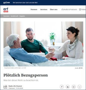 «Plötzlich Bezugsperson Was bei dieser Rolle zu beachten ist.» - eine Radiosendung/Podcast von ERF-Medien.ch