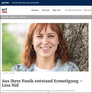 Aus ihrer Panik entstand Ermutigung – Lisa Näf - Podcast auf ERF-Medien.ch