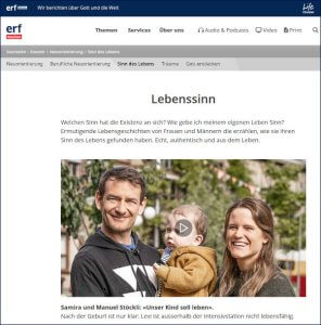 Radiobeiträge und Podcasts zum Thema Sinn des Lebens auf ERF-Medien.ch