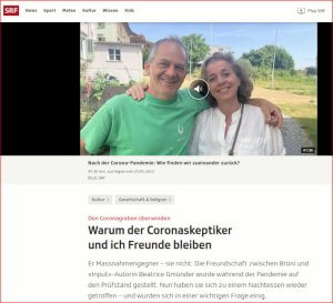en Coronagraben überwinden - Warum der Coronaskeptiker und ich Freunde bleiben
